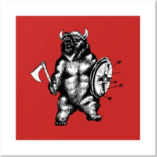 Viking Bear Posters and Art